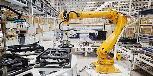 冷凝風(fēng)扇組裝裝配線(機械手) 冷凝風(fēng)扇組裝裝配線(機械手)